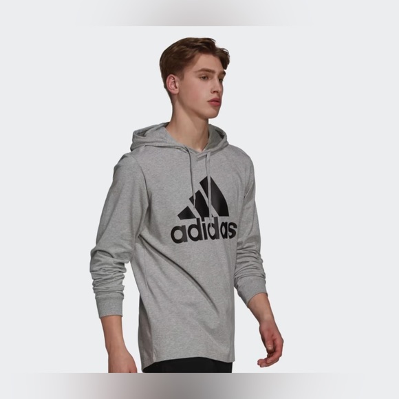 Moisture-absorbing AEROREADY Climalite Adidas Adjustable hooded jersey! - Picture 3 of 5